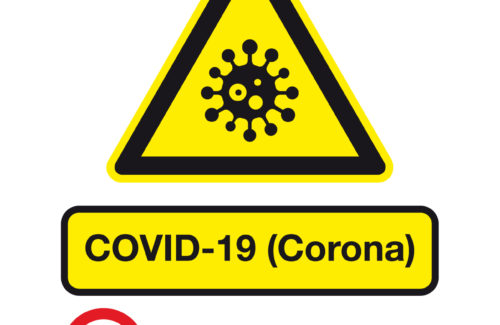 corona sticker